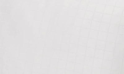 Ella Jayne Home Set Of 4 White Windowpane 100% Cotton Dobby Gel Filled Side/back Sleeper Pillows In White