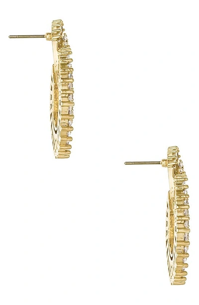 Ettika Rotating Circle Stud Earrings In Gold