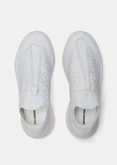 Shop Comme Des Garçons Comme Des Garcons White Salomon Edition Pulsar Platform Sneakers