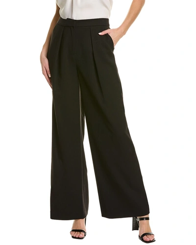Shop Bcbgmaxazria Twill Suiting Pant In Black
