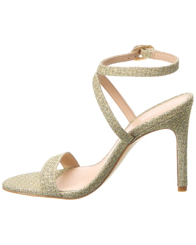 Shop Stuart Weitzman Crystal Buckle 95 Glitter Sandal In Gold