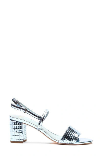 Frances Valentine Bettina Disco Block Heel Sandal In Celeste