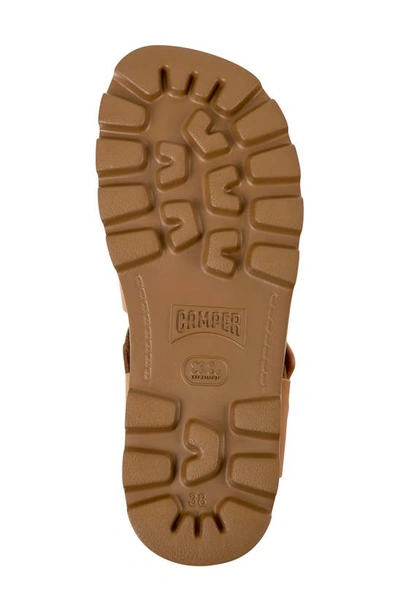 Shop Camper Brutus Fisherman Sandal In Medium Brown