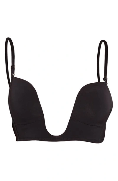 Shop Fashion Forms Plunge Seamless Wireless Bra In Black