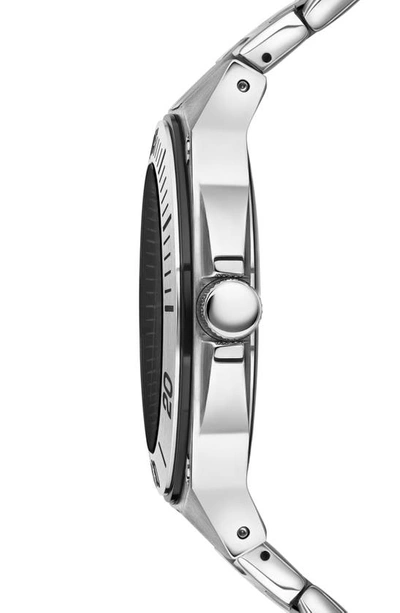 Shop Versus Versace  Reaction Bracelet Watch, 48mm In Stainless Steel