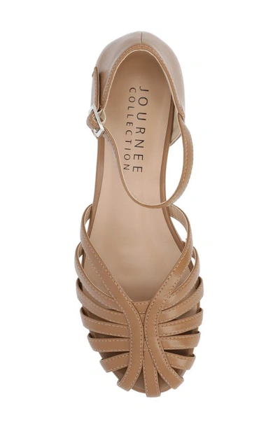 Journee Collection Joannah Flat In Taupe