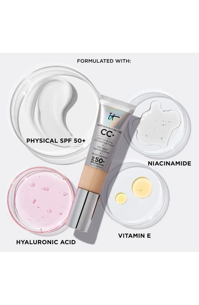 Shop It Cosmetics Cc+ Color Correcting Full Coverage Cream Spf 50+ In Fair Beige