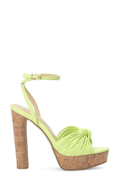 Shop Jessica Simpson Immie Platform Sandal In Daquiri Gree Itlnpp