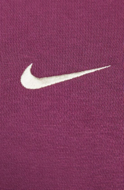 Shop Nike Sportswear Phoenix Sweatshirt In Rosewood/ Sail