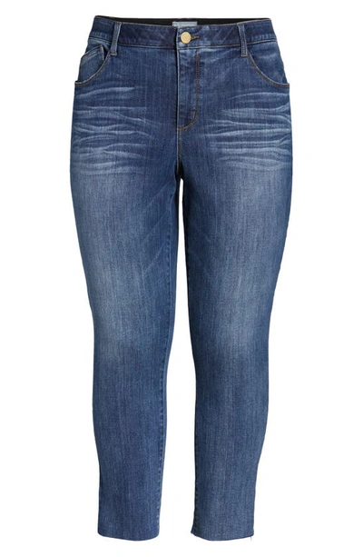 Wit & Wisdom 'ab'solution Crop Skinny Jeans In Blue