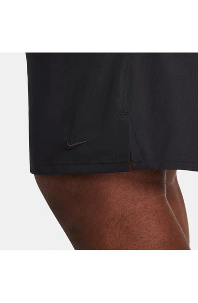 Shop Nike Dri-fit Unlimited 7-inch Unlined Athletic Shorts In Black/ Black/ Black
