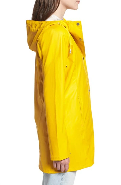 Shop Ilse Jacobsen Raincoat In Cyber Yellow