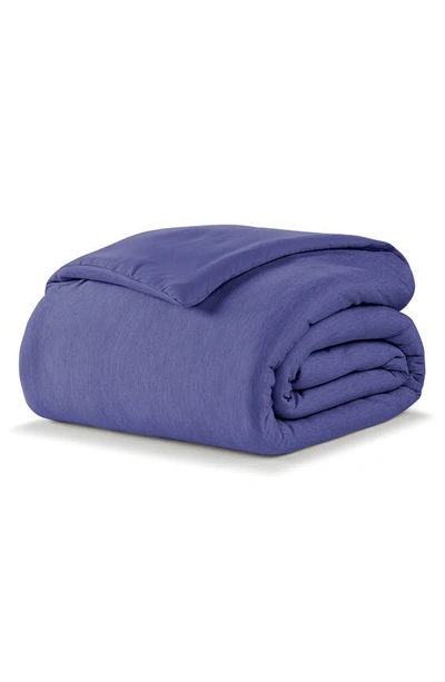 Shop Ella Jayne Home Cooling Jersey Fabric Down Alternative Comforter In Blue