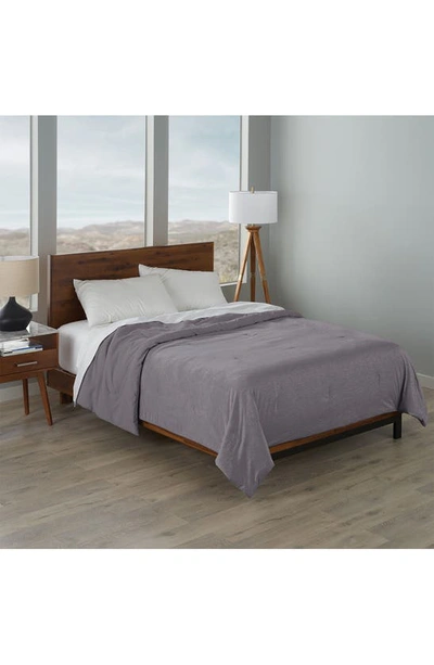 Ella Jayne Home Cooling Jersey Fabric Down Alternative Comforter In Charcoal