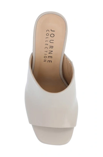 Journee Collection Ezzlynn Platform Mule In Grey