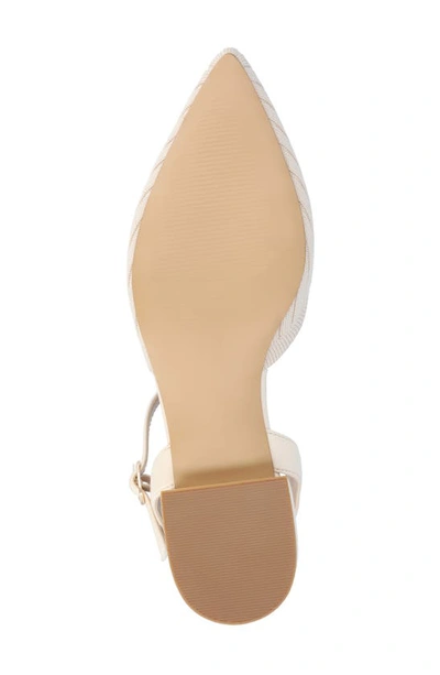 Shop Journee Collection Ansley Ankle Strap Flat In Beige