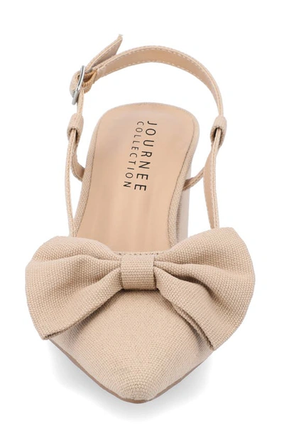 Journee Collection Tailynn Slingback Pump In Tan