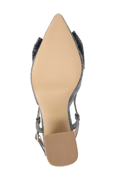 Shop Journee Collection Tailynn Slingback Pump In Charcoal