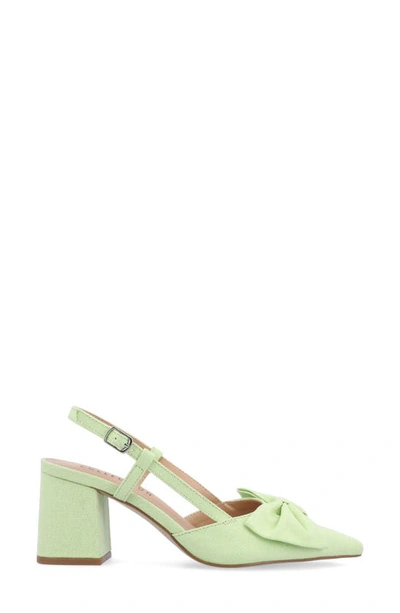 Journee Collection Tailynn Slingback Pump In Green