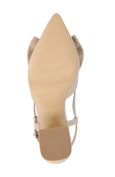 Journee Collection Tailynn Slingback Pump In Tan