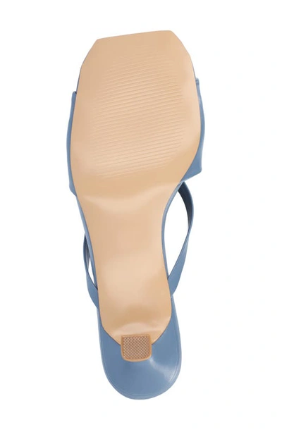 Journee Collection Starling Kitten Heel Sandal In Blue