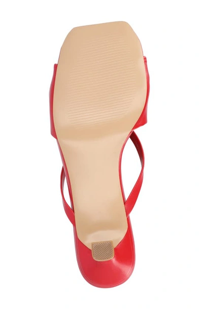 Journee Collection Starling Kitten Heel Sandal In Red