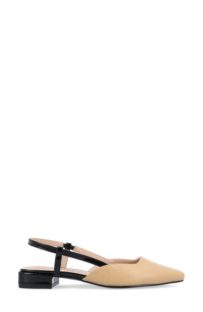 Journee Collection Paislee Slingback Pump In Tan