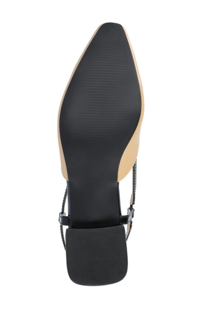 Journee Collection Paislee Slingback Pump In Tan