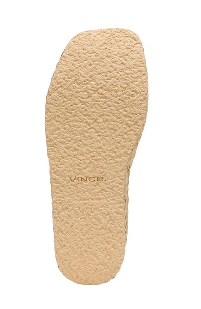 Shop Vince Maxine Raffia Platform Strappy Sandal In Blonde
