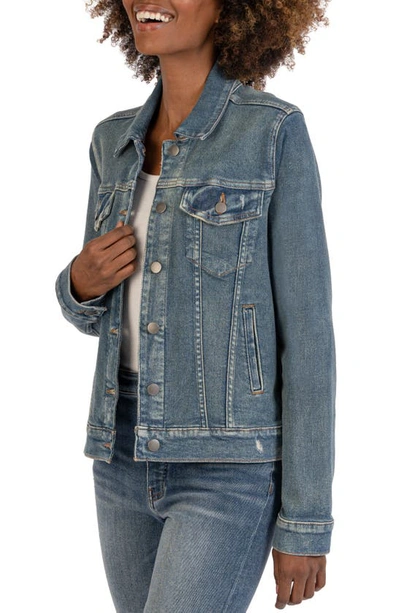 Shop Kut From The Kloth Jacqueline Denim Jacket In Fascinated