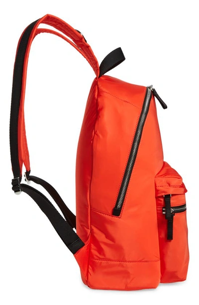 Shop We-ar4 The Packed Nylon Backpack In Blood Orange