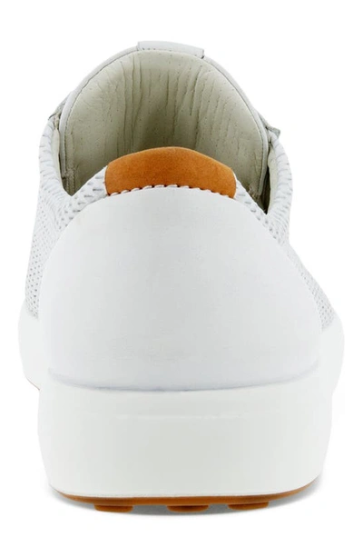 Shop Ecco Soft 7 City Sneaker In White/ White/ Lion