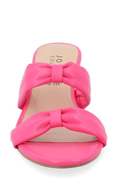 Journee Collection Dyllan Kitten Heel Sandal In Pink