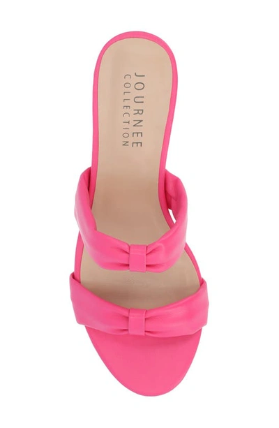 Journee Collection Dyllan Kitten Heel Sandal In Pink