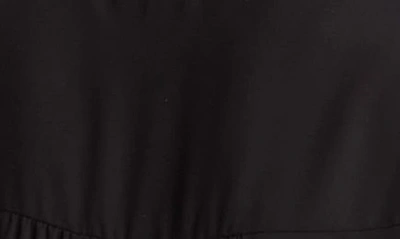 Shop Pleione Updated Notch Neck High-low Tunic Top In Black