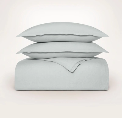 Boll & Branch Organic Linen Duvet Set In Shore