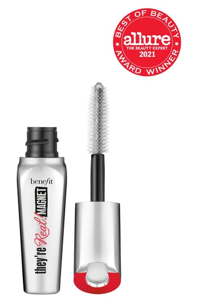 Shop Benefit Cosmetics They're Real! Magnet Extreme Lengthening Mascara, 0.32 oz In Supercharged Black