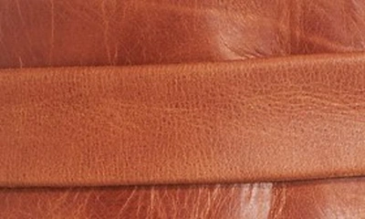 Shop Ada Handmade Leather Wrap Belt In Cognac