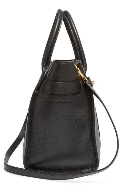 Mulberry Small Zipped Bayswater Sml Classic Grain In Black