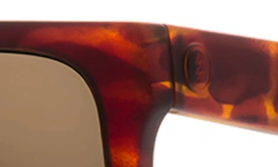 Shop Electric Swingarm Xl 59mm Flat Top Polarized Sunglasses In Matte Tort/ Bronze Polar
