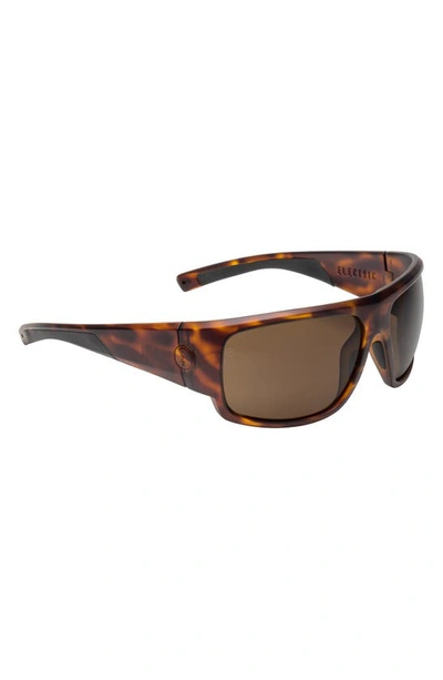 Shop Electric Mahi 44mm Polarized Sport Sunglasses In Matte Tort/ Bronze Polar