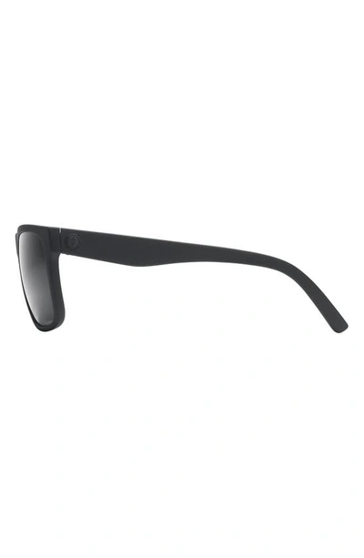 Shop Electric Swingarm Xl 59mm Flat Top Polarized Sunglasses In Matte Black/ Grey Polar
