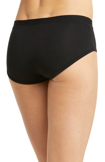 Meundies Feelfree Hipsters In Black