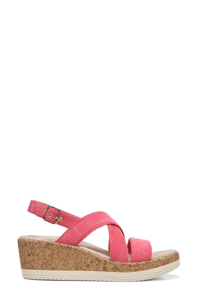 Shop Bzees Radiant Wedge Strappy Sandal In Pink