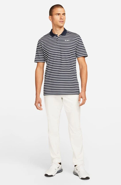 Shop Nike Dri-fit Victory Golf Polo In Obsidian/ White