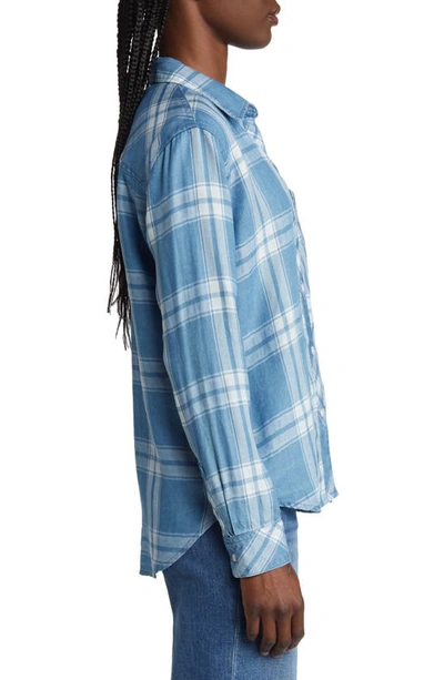 Rails Hunter Plaid Button-front Shirt In Harbor White