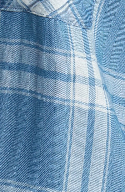 Rails Hunter Plaid Button-front Shirt In Harbor White