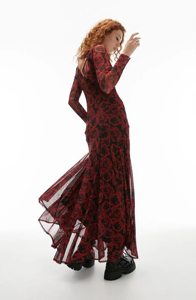 Topshop rose cheap print dress