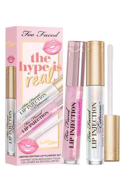 Too Faced 2-pc. The Hype Is Real Lip Injection Set In Translucent