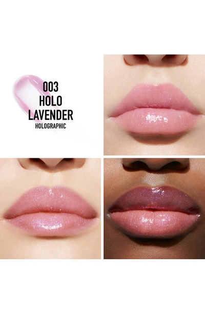 Shop Dior Lip Addict Lip Maximizer Gloss In 003 Holographic Lavender